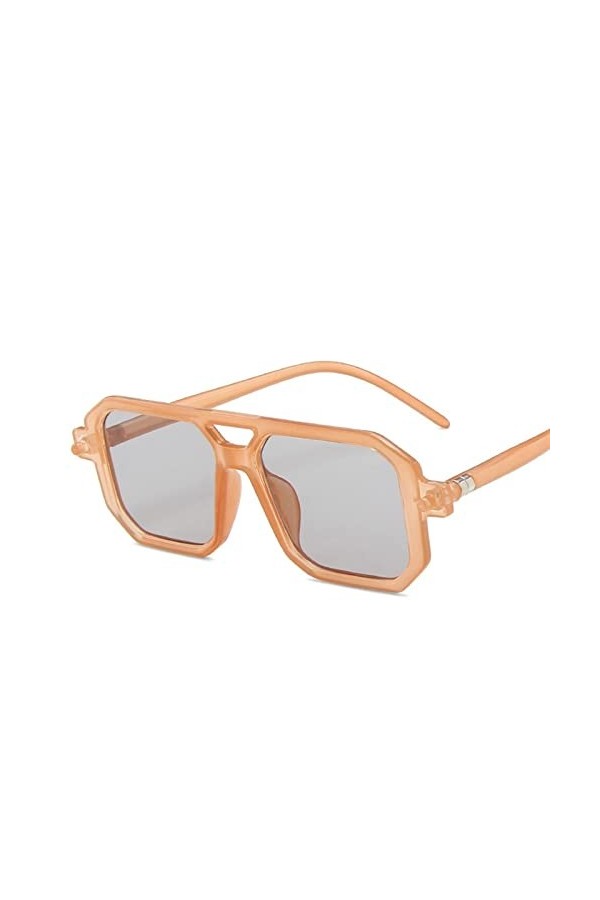 Lunettes de soleil de vacances en plein air à grand cadre, for hommes et femmes, tendance, Shopping, sport, cadeau Color : E