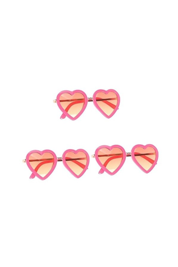 ABOOFAN 3 Pièces Lunettes Vintage Décoration De Mariage Femmes Lunettes Valentines Accessoires Lunettes De Soleil Drôles Amou