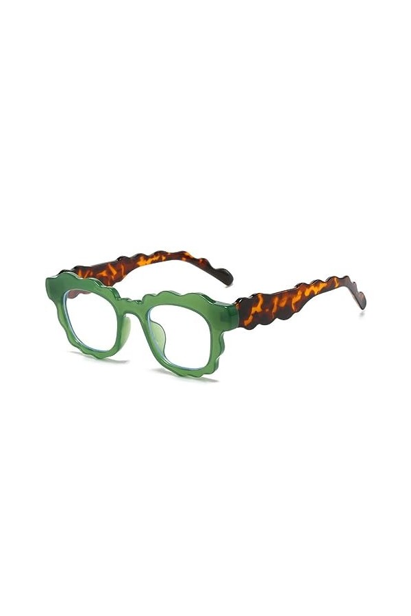 HCHES Lunettes de soleil punk carrées irrégulières lunettes femmes hommes nuances lunettes de soleil lunettes femme UV400, 10