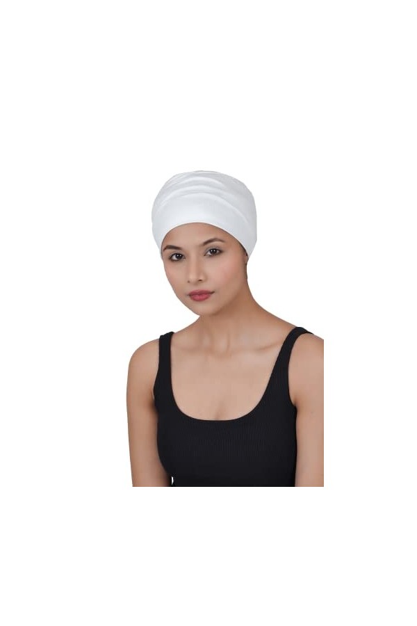 SAKUCHI Chapeaux de Chimio Bonnet de Sommeil Solide Bonnet de Cancer en Bambou pour Femme