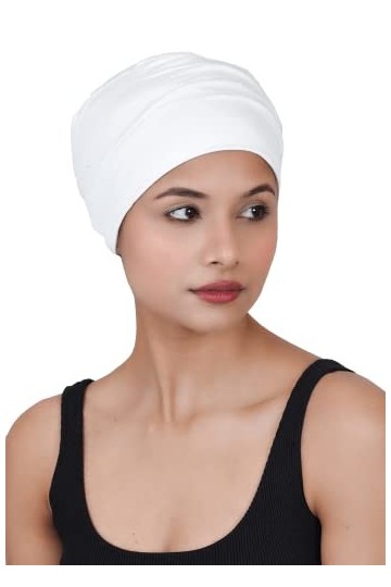 SAKUCHI Chapeaux de Chimio Bonnet de Sommeil Solide Bonnet de Cancer en Bambou pour Femme