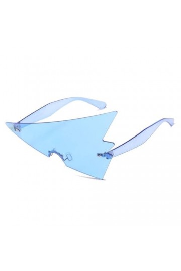 MUTYNE Lunettes de Soleil Triangle Surdimensionnées Femmes Mode Lunettes de Soleil Vague sans Monture Femmes Une Pièce Unique