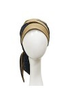 CAREBELL Smooth Camel Gold Turban Foulard oncologique en coton pour chimiothérapie ou alopécie, Camel, Taille Unique