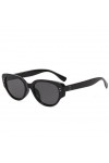 RUDELL Lunettes De Soleil Femme Lunettes De Soleil Œil De Chat Forme Concave Lunettes De Soleil De Tir De Rue &nbsp;&nbsp;&nbsp;&nbsp;Noir Brilla