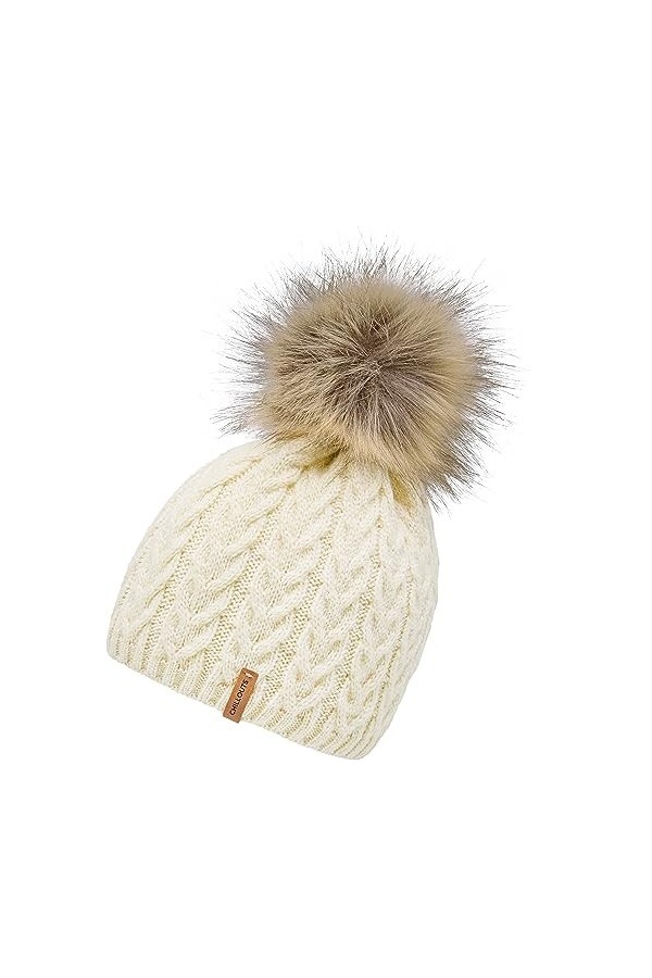 Chillouts Tabea Hat Bonnet, Beige, Taille Unique Femme