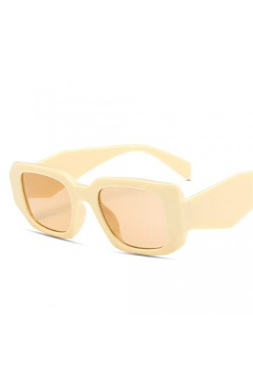 Lunettes de soleil carrées rétro for hommes et femmes, for vacances en plein air, tendance, Shopping, sport, cadeau Color : 
