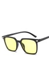 Lunettes de soleil rétro à monture carrée for hommes et femmes, tendance, Shopping, UV400, cadeau Color : E, Size : 1 