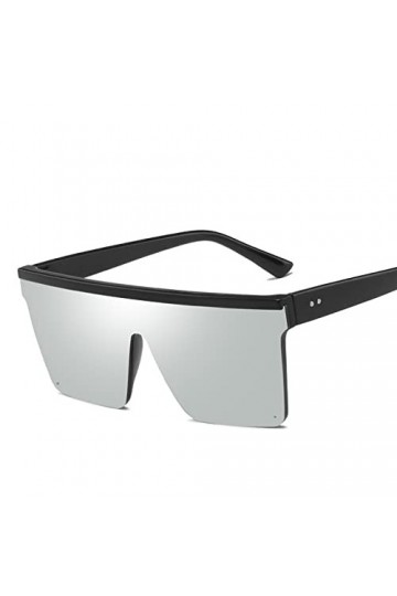 EkeNoz Lunettes de soleil de plage rétro à grande monture, for hommes et femmes, tendance Shopping, UV400, cadeau Color : C,