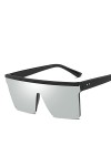EkeNoz Lunettes de soleil de plage rétro à grande monture, for hommes et femmes, tendance Shopping, UV400, cadeau Color : C,