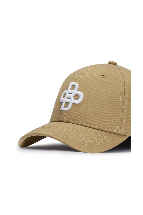 Oblack Casquette Homme Coton Dark Beige Peach Chapeau Homme Brown Casquette da Baseball pour Homme Trucker Cap Bonnet Femme -