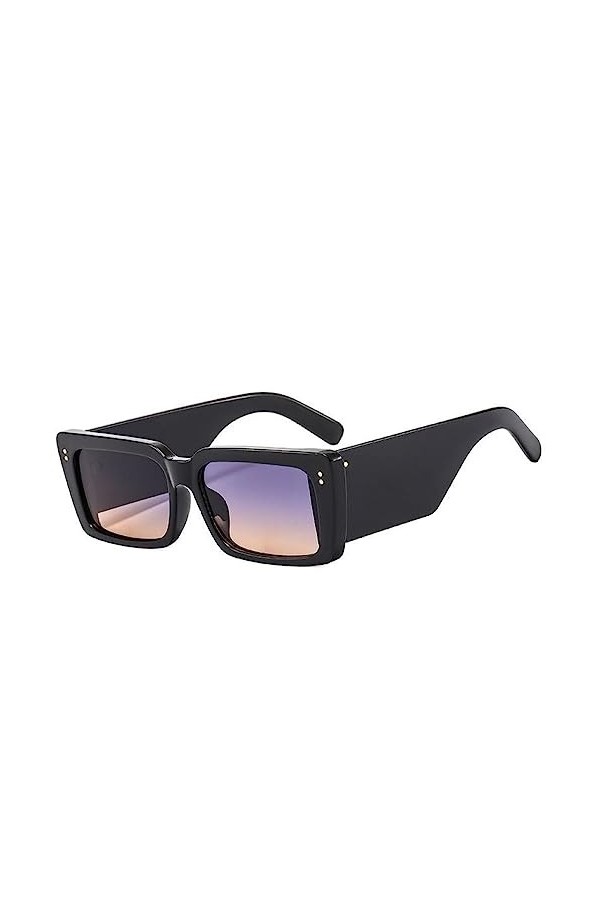 MUTYNE Lunettes de soleil carrées à la mode pour femmes hommes lunettes de soleil à monture colorée tendance UV400 lunettes, 