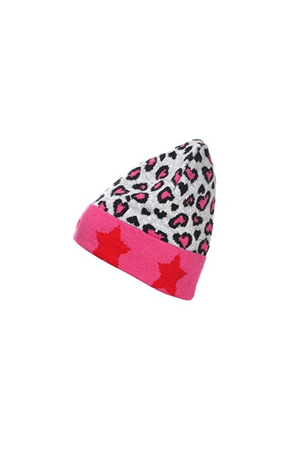 Zwillingsherz Bonnet Slouch avec cachemire Bonnet tricoté de qualité supérieure Leo et étoile Pour femme et fille Taille uniq