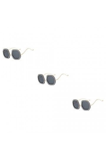 Toddmomy 3 Pièces Lunettes De Soleil En Diamant Lunettes De Soleil De Quai Pour Femmes Lunettes De Mode Pour Femmes Lunettes 