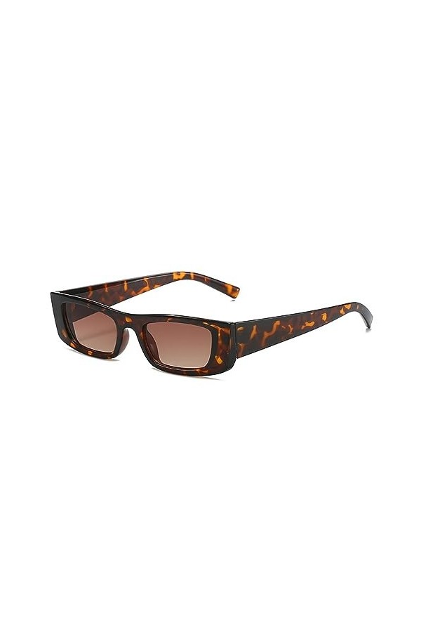 Lunettes De Soleil Tendance À Petite Monture for Femmes Lunettes De Soleil UV400 for Les Vacances Et La Plage Color : E, Siz