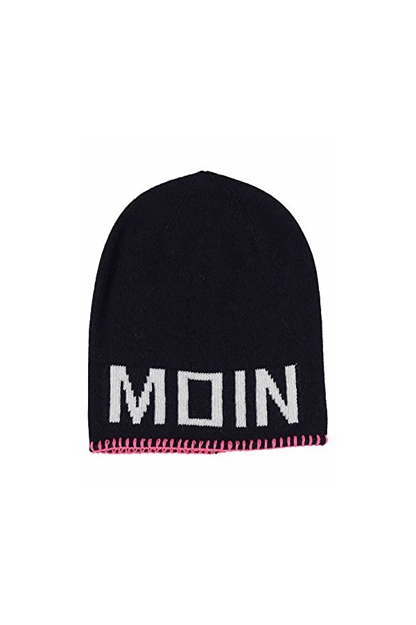 Zwillingsherz Bonnet Slouch avec cachemire Bonnet tricoté de qualité supérieure pour femme fille garçon Taille unique Chaud e