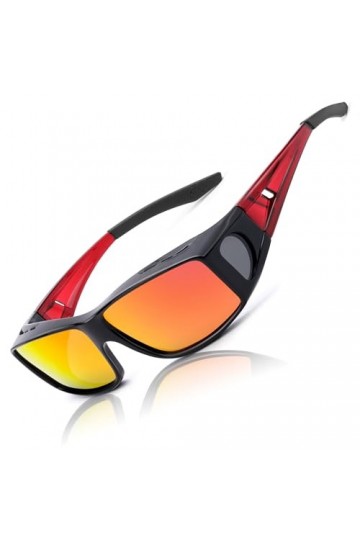 LVIOE Surlunettes Polarisées Hommes Femmes, Lunettes de Conduite Clip Lunettes de Soleil Anti-UVA UVB