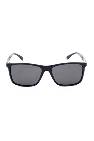 Loup Gris Mode Lunettes de soleil polarisées pour homme femme Conduite Pêche Sport Gris clair objectif Cadre noir anti ébloui