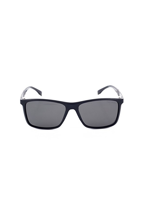 Loup Gris Mode Lunettes de soleil polarisées pour homme femme Conduite Pêche Sport Gris clair objectif Cadre noir anti ébloui
