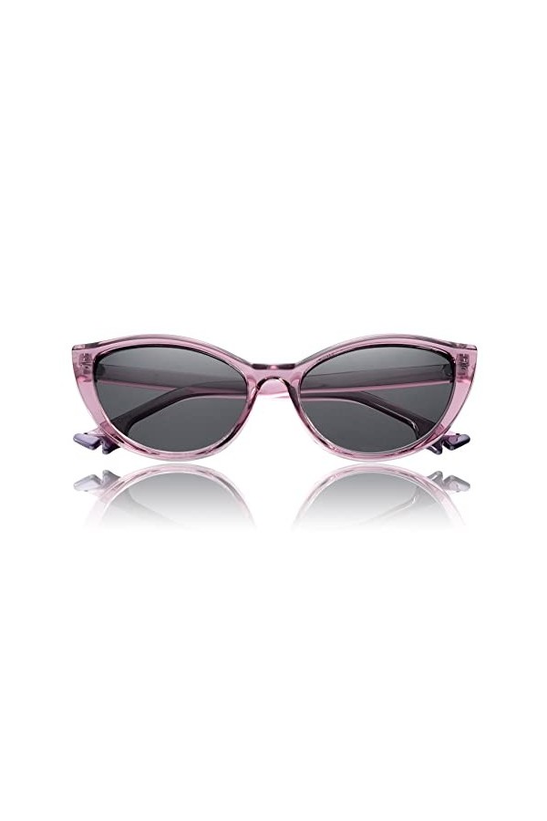 VIVIENFANG Lunettes de soleil polarisées rétro œil de chat pour femme, lunettes de soleil vintage Y2K à la mode, protection U