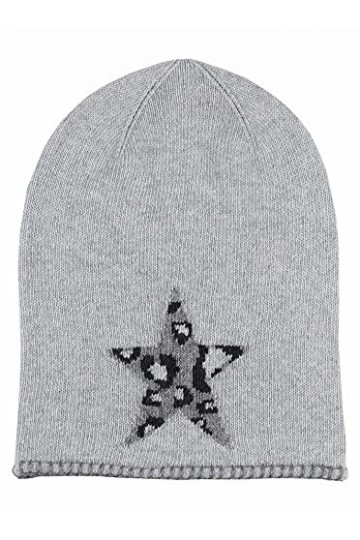 Zwillingsherz Bonnet Slouch avec cachemire Bonnet tricoté de qualité supérieure pour femme fille garçon Taille unique Chaud e