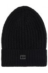 Tommy Jeans TJW Cosy Knit Beanie Bonnet tricoté, Black, OS Femme