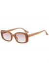 EkeNoz Lunettes de soleil rétro for hommes et femmes, petite monture ovale, tendance, Shopping, cadeau Color : D, Size : 1 