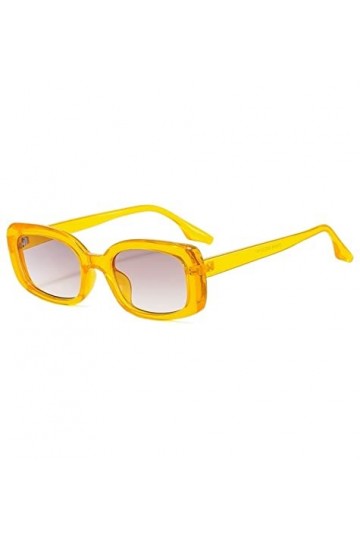 EkeNoz Lunettes de soleil rétro for hommes et femmes, petite monture ovale, vacances, plage, tendance, Shopping, cadeau Colo