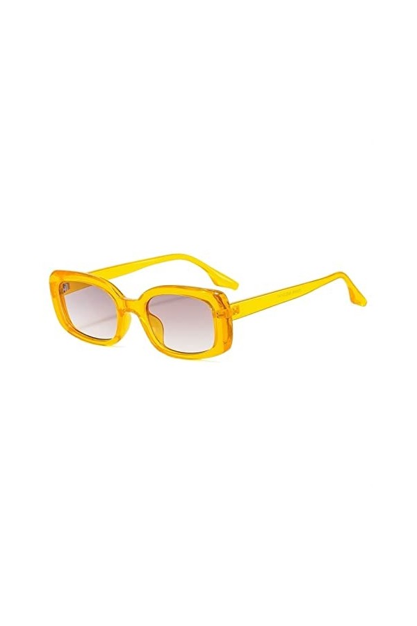 EkeNoz Lunettes de soleil rétro for hommes et femmes, petite monture ovale, vacances, plage, tendance, Shopping, cadeau Colo