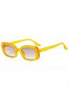 EkeNoz Lunettes de soleil rétro for hommes et femmes, petite monture ovale, vacances, plage, tendance, Shopping, cadeau Colo