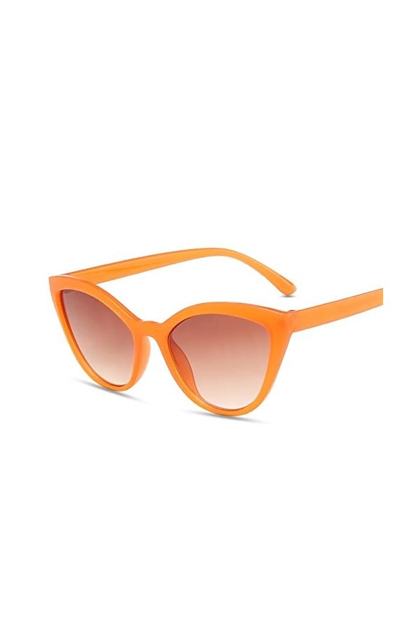 Lunettes de soleil rétro œil de chat à grande monture for hommes et femmes, tendance, Shopping, cadeau Color : E, Size : 1 