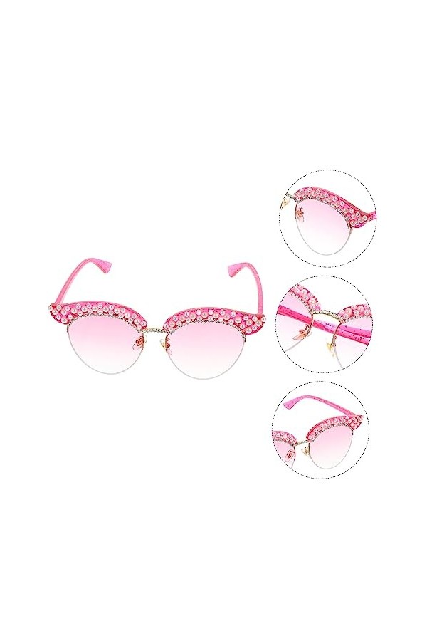 Healifty 3 Paires Des Lunettes De Soleil Lunettes De Soleil Tendance Pour Femmes Lunettes De Mascarade Lunettes De Soleil Éti