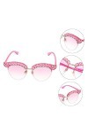 Healifty 3 Paires Des Lunettes De Soleil Lunettes De Soleil Tendance Pour Femmes Lunettes De Mascarade Lunettes De Soleil Éti