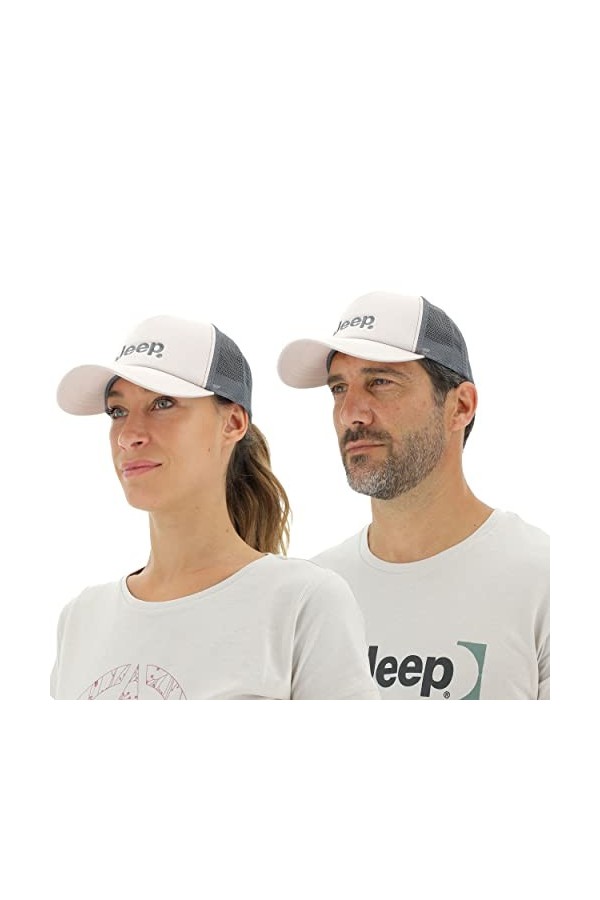 Jeep O102604-J871 J Mesh Cap Embroidery J22W Unisexe Light Graystone/Cast UNI