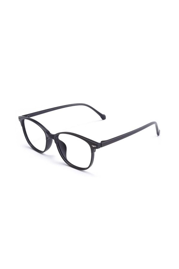 Lunettes De Soleil Femme Lunettes Rétro Pour Hommes Et Femmes Monture Ronde À La Mode Noir Brillant