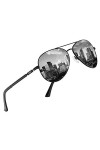 DUCO Nouveau Design Lunettes de soleil Classique Rétro Style Lunettes de Soleil Polarisées en Miroir Filtre Catégorie 3 CE 30
