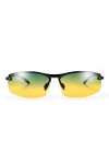 YIMI Homme Lunette De Soleil Photochromique Polarisée Femmes Aviateur Eyewear 100% UVA UVB Protection Pour de jour et de nuit