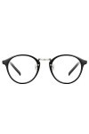 Cyxus Lunette Anti-lumèire Bleue, Lunettes Cerclées Anti-fatigue Oculaire - Monture PC, Forme Ronde pour Etudiants, Bureau, W