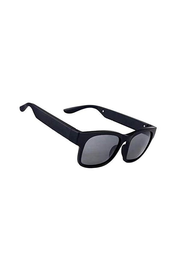 housesweet Lunettes de Soleil Audio sans Fil Bluetooth Lunettes de Soleil de Haut-Parleur de Sport Imperméables pour Hommes E