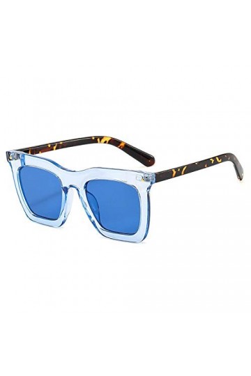 DLSM Lunettes de soleil Femme Récol Femme Fashion Léopard Lunettes de soleil Gradient Uv400 Mâle Homme Top Lunettes de soleil