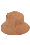 KYEYGWO Chapeau cloche dhiver réversible pour homme et femme, en velours côtelé épais et fausse fourrure, couleur unie, chap