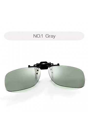 TYJYY Lunettes de Soleil Nouveau Photochromisme Lunettes De Soleil Clips Hommes Polarisé Caméléon Lunettes De Soleil Clip Hom