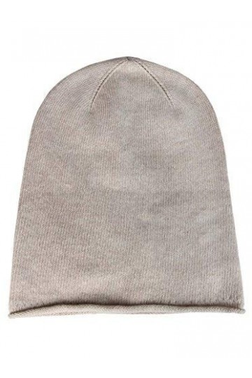 Cashmere Dreams Bonnet slouch avec cachemire - Bonnet tricoté de qualité supérieure pour femme, fille, garçon, unisexe - Tail