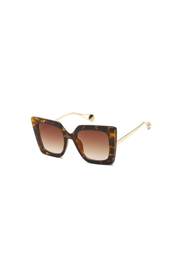PETOLY Lunettes De Soleil Femme Sunglasses Lunettes Fête Mode Large Monture Dégradée Lunettes De Soleil Lunettes De Soleil Fè