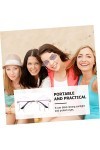 SOIMISS 5 Pièces Des Lunettes De Soleil Lunettes De Soleil Femme Lunettes Sans Monture Irrégulières Jolies Lunettes De Soleil