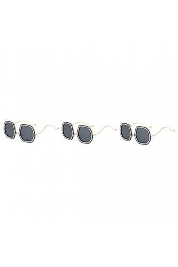 INOOMP 3 Pièces Lunettes De Soleil En Diamant Des Lunettes De Soleil Lunettes De Mode Pour Femmes Lunettes De Soleil Vintage 