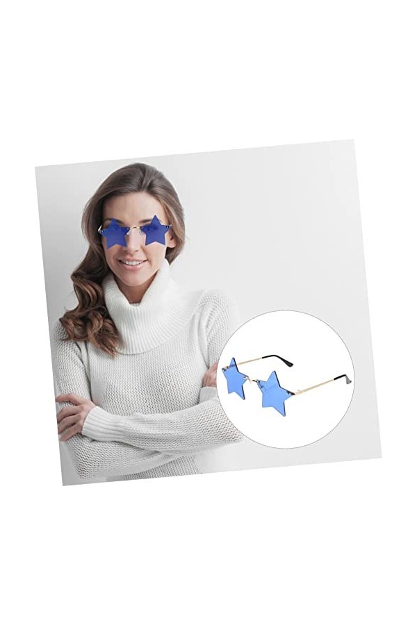 ABOOFAN 5 Paires De Lunettes De Soleil Femme Femme Pour Accessoire Fête Femmes/Hommes Accessoires Mode Femmes Femmes Étoile B