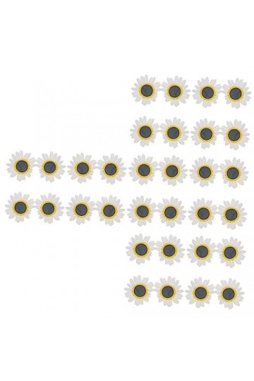 ABOOFAN 16 Pièces Lunettes De Tournesol Fleurs En Plein Air Lunettes De Soleil Amusantes Marguerite Lunettes De Soleil Fruits