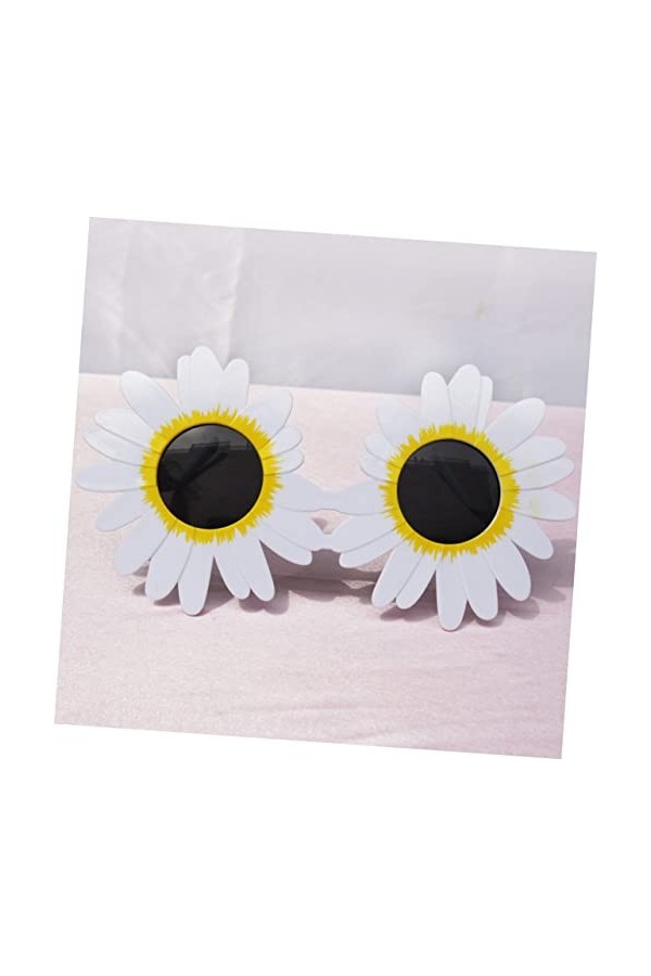 ABOOFAN 16 Pièces Lunettes De Tournesol Fleurs En Plein Air Lunettes De Soleil Amusantes Marguerite Lunettes De Soleil Fruits