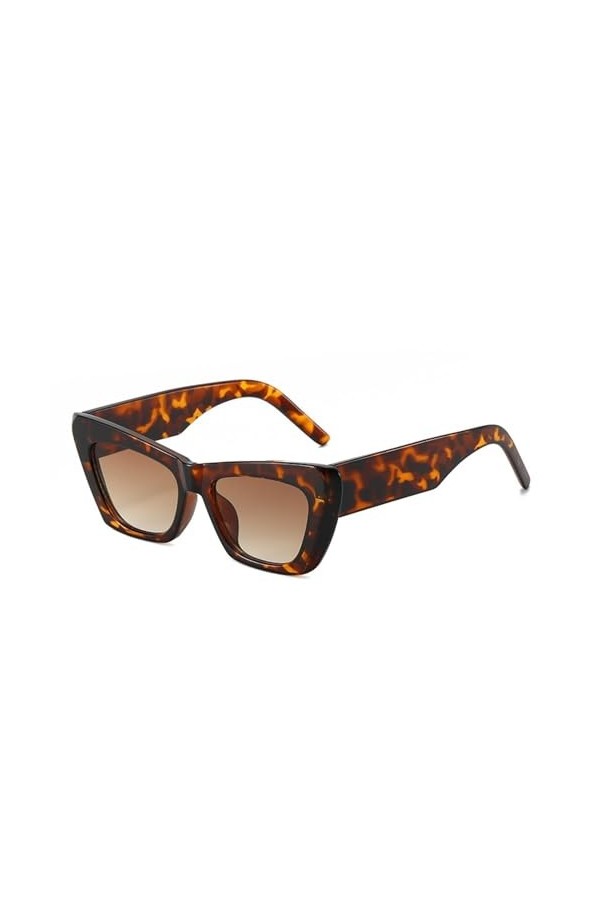 EkeNoz Lunettes De Soleil Décoratives Œil De Chat for Femmes, Lunettes De Soleil Tendance for Vacances en Plein Air Color :