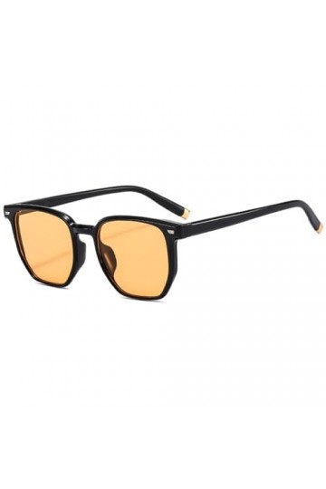 Lunettes De Soleil Carrées À Grande Monture for Hommes Et Femmes, Lunettes De Soleil Décoratives for Vacances en Plein Air C